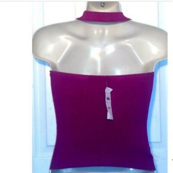 ANN Taylor Womens Sz XXS Backless Halter Tube Top - Picture 2 of 7